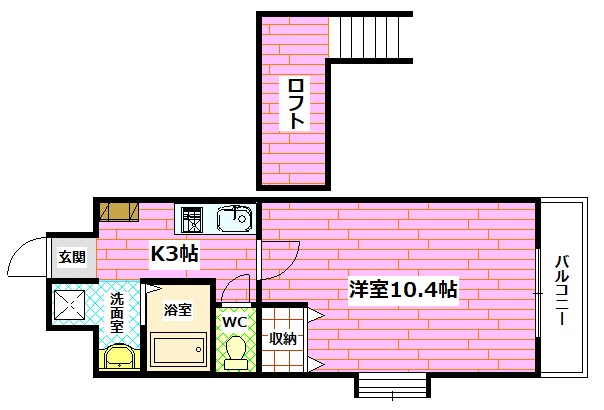 広島市安佐南区西原のマンションの間取り