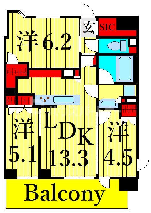 【nido南千住の間取り】