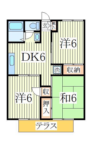 【パールハイツ木立４７の間取り】