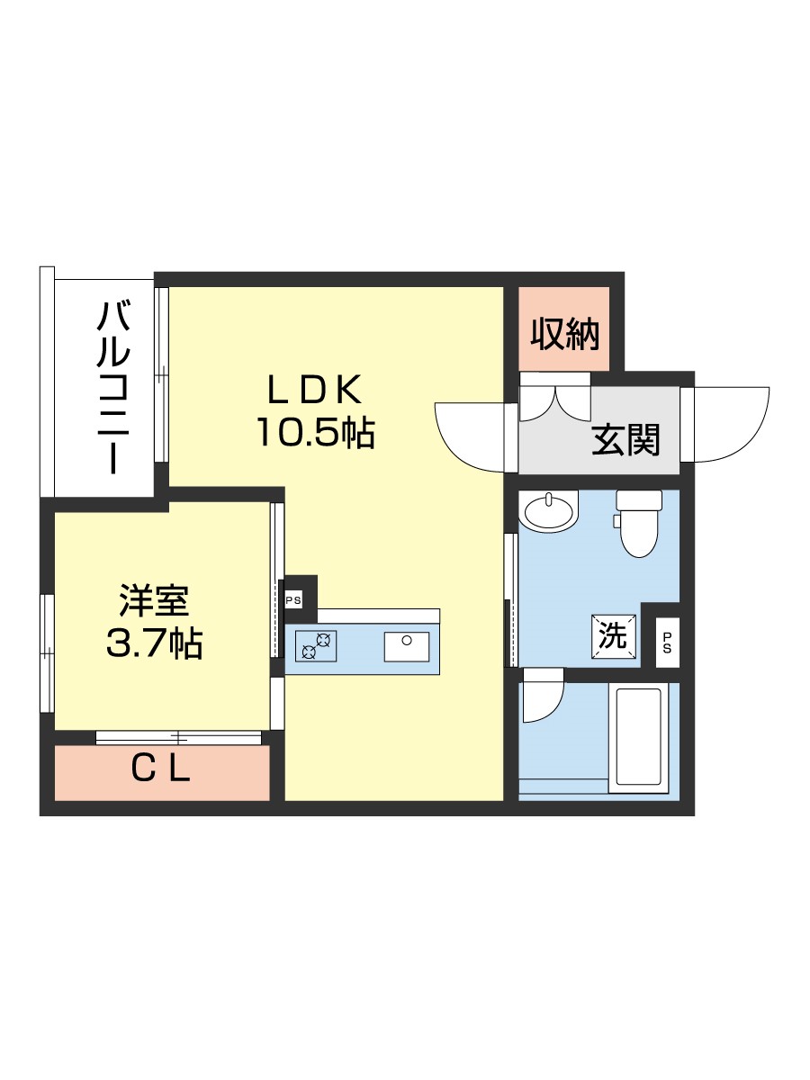 エルニドの間取り