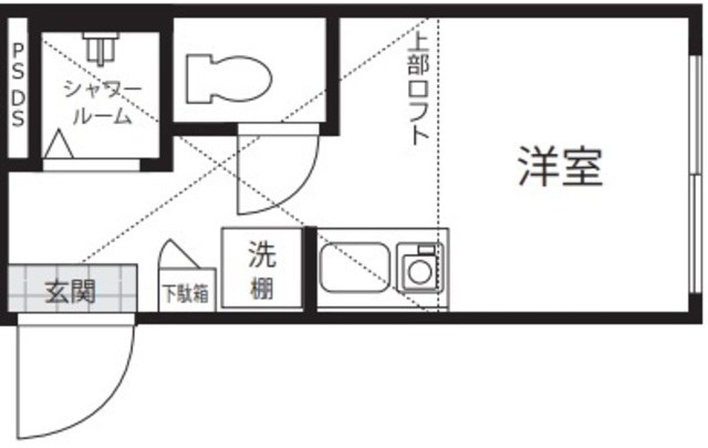 One CUBE夏目坂の間取り