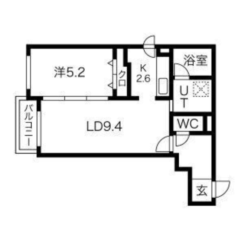 【ミラネーゼ大谷地の間取り】