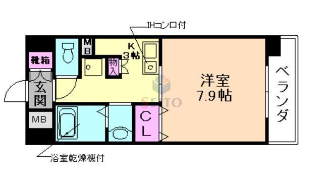 フロンツォーネの間取り