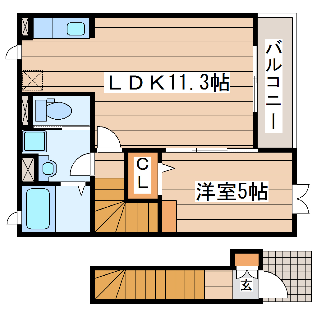 イーモーレの間取り