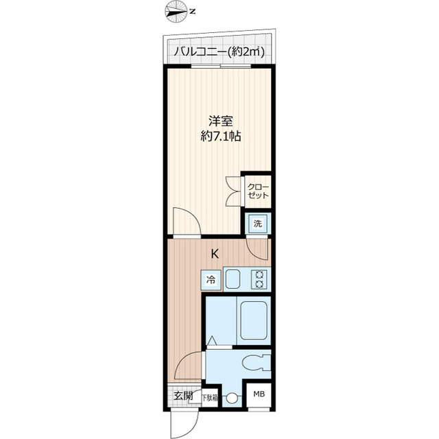 Ｂｅｖｅｒｌｙ　Ｈｏｍｅｓ　下赤塚の間取り