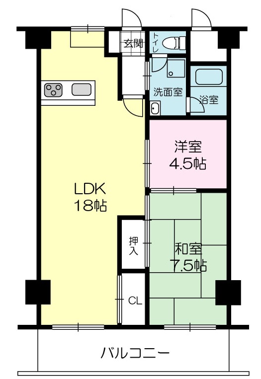 ラフェスタ加西の間取り