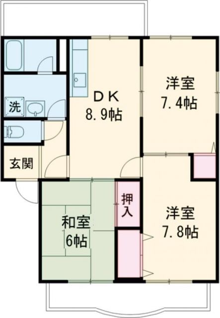 フォレストコート五番館の間取り