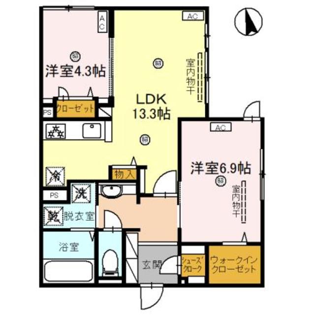 仮)D-ROOM東粉浜2丁目PJの間取り