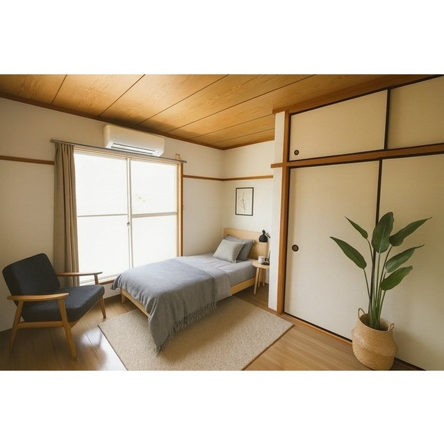 居室・リビング　写真内の家具・家電はＡＩイメージとなりま