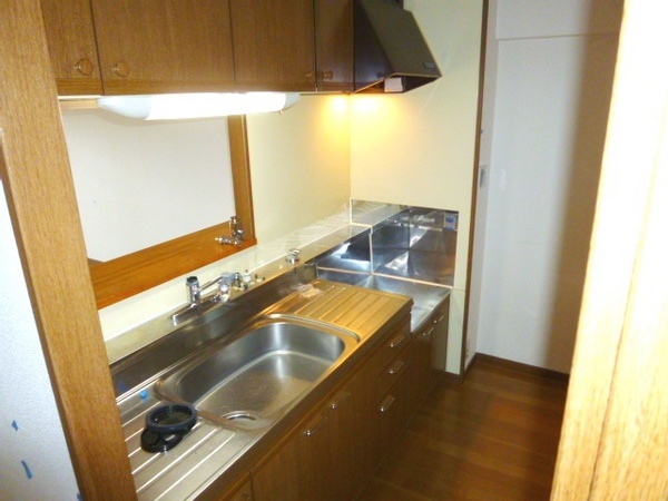 キッチン　ガスコンロ設置可能なキッチンです♪