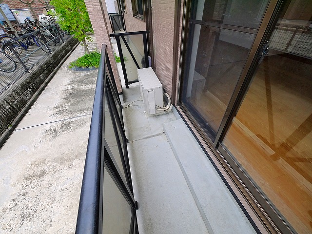 バルコニー　落ち着いた時間を過ごせるバルコニーです