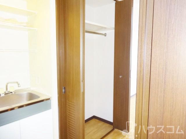 収納　クローゼット付きのお部屋です♪