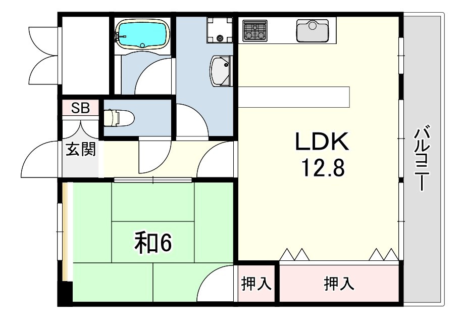シャンテ本山の間取り写真