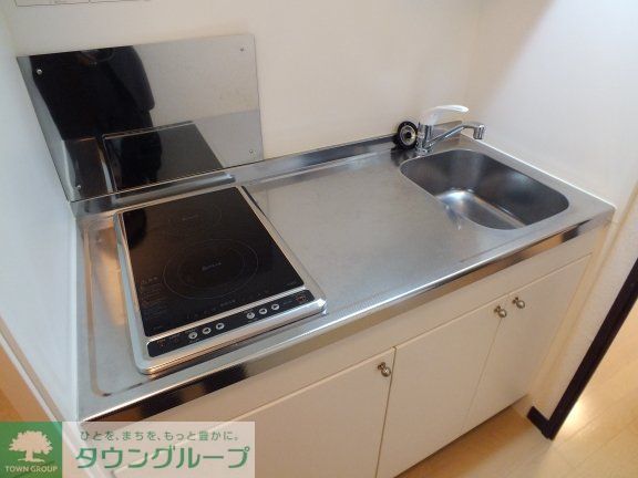キッチン　2口電気コンロ