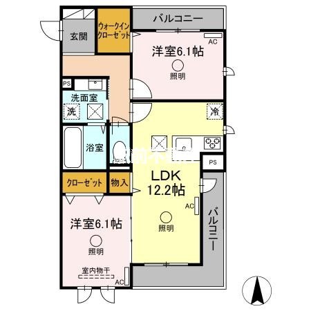 ラグーナあらおの間取り写真