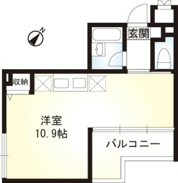 小田急江ノ島線 鵠沼海岸駅 徒歩6分 3階建 築24年の間取り写真
