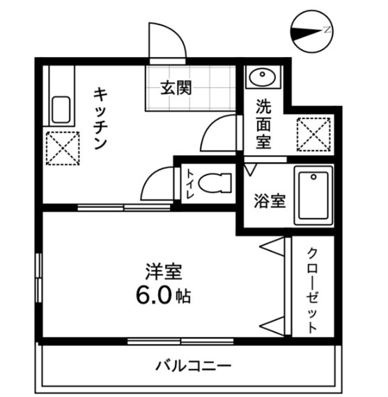 フローラルパレス大成の間取り写真