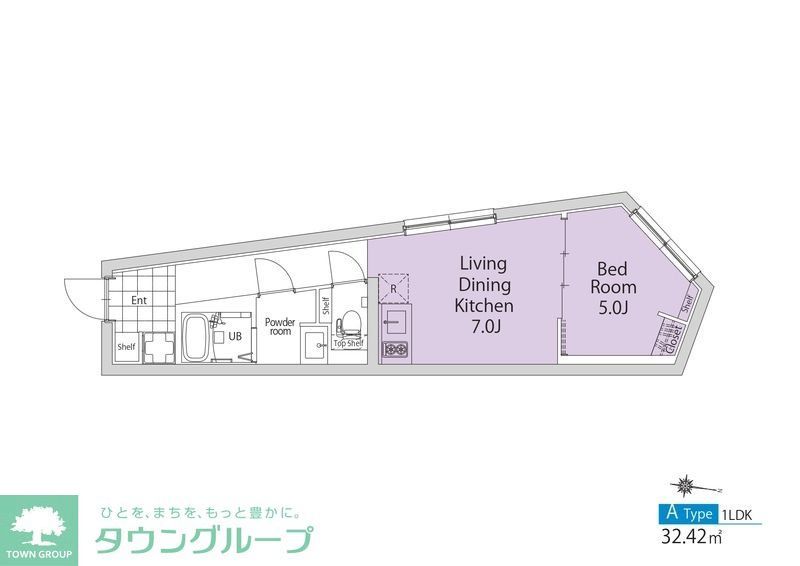 OAK VILLA SOU祐天寺の間取り写真