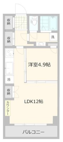 ＪＲ中央線 荻窪駅 徒歩3分 10階建 築21年の間取り写真