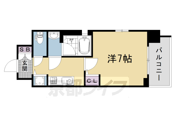 ベラジオ雅び西大路五条IIの間取り写真