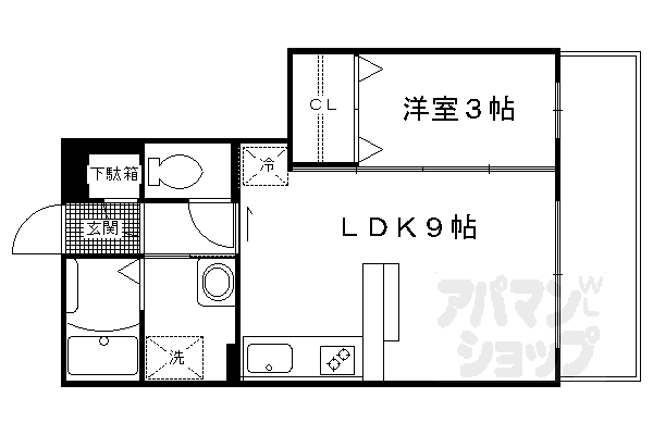 ルミエール京都の間取り写真