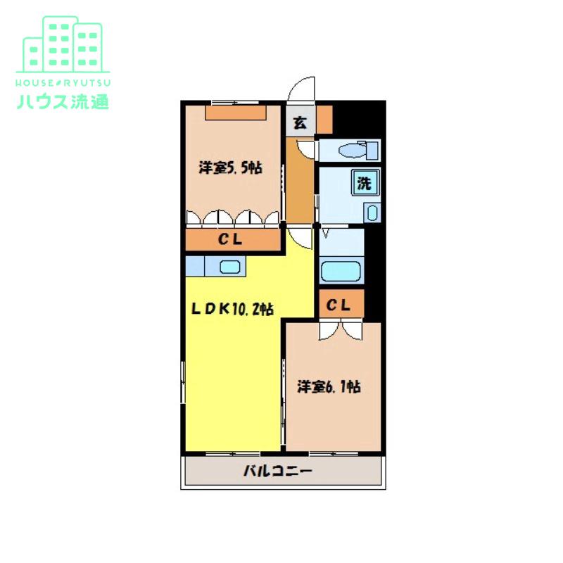 ヴァンベールKOUKIの間取り写真