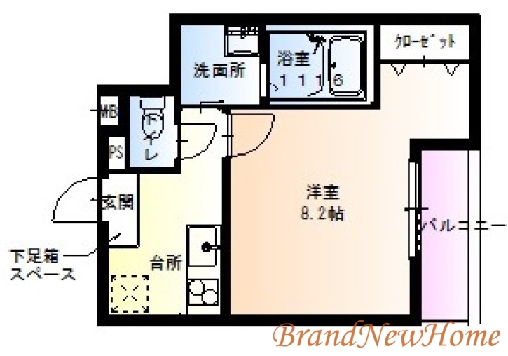 フジパレス堺鳳中V番館の間取り写真
