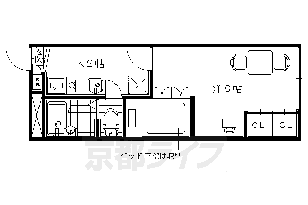 レオパレスTomoNaIIの間取り写真