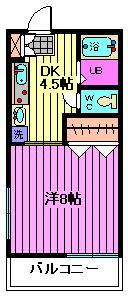 友愛コーポの間取り写真