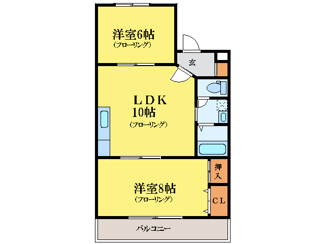 ギャラック国府１の間取り