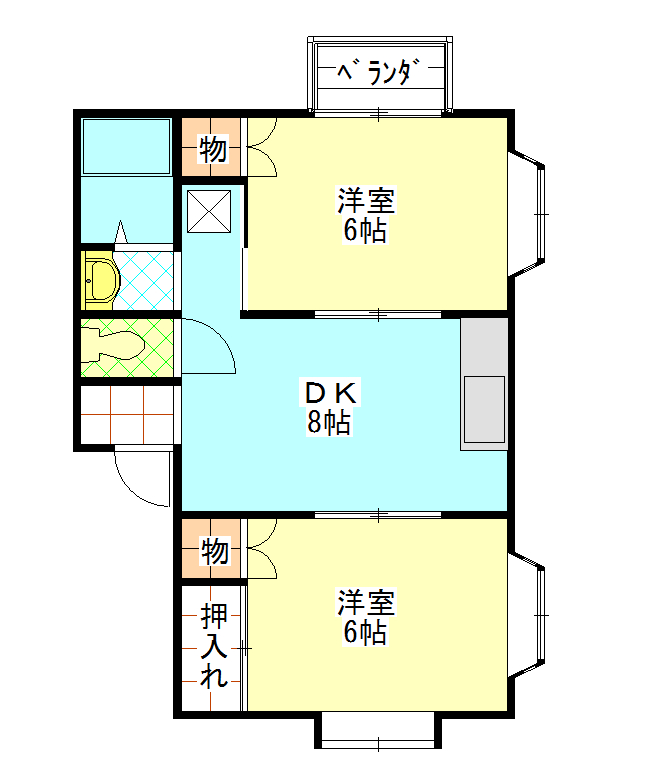 【プランタン石沢IIの間取り】