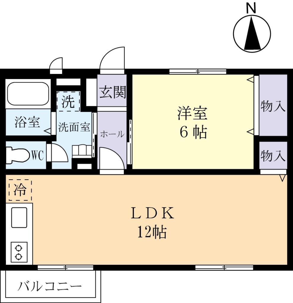 リバーヴィレッジＢの間取り