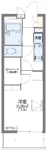 レオパレスときわの間取り