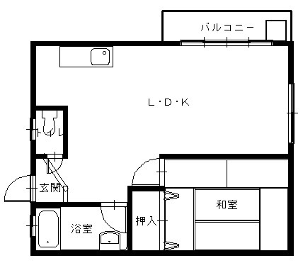 諏訪マンションの間取り