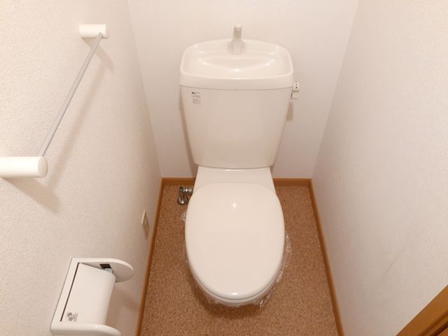 【高萩市大字安良川のアパートのトイレ】