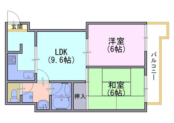 コスモハイツONOの間取り