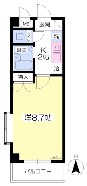 さくらコーポの間取り