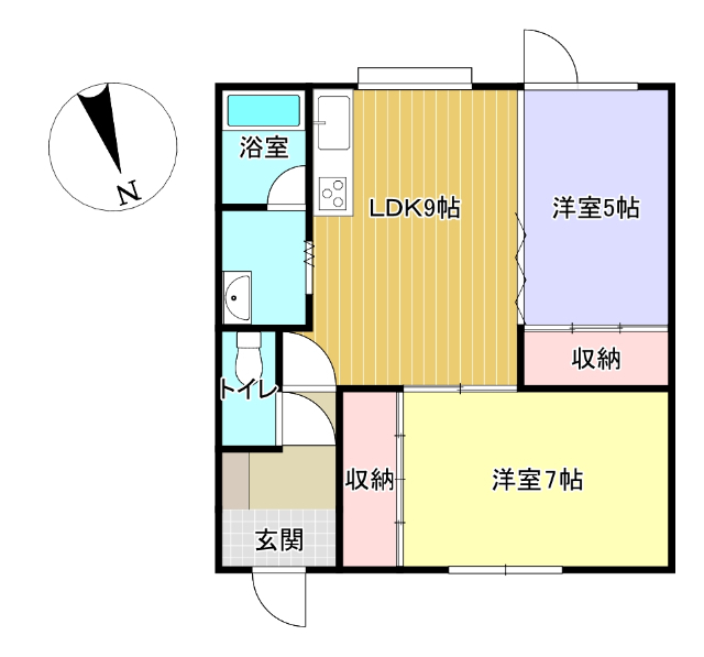 ハイツかねよしＡの間取り