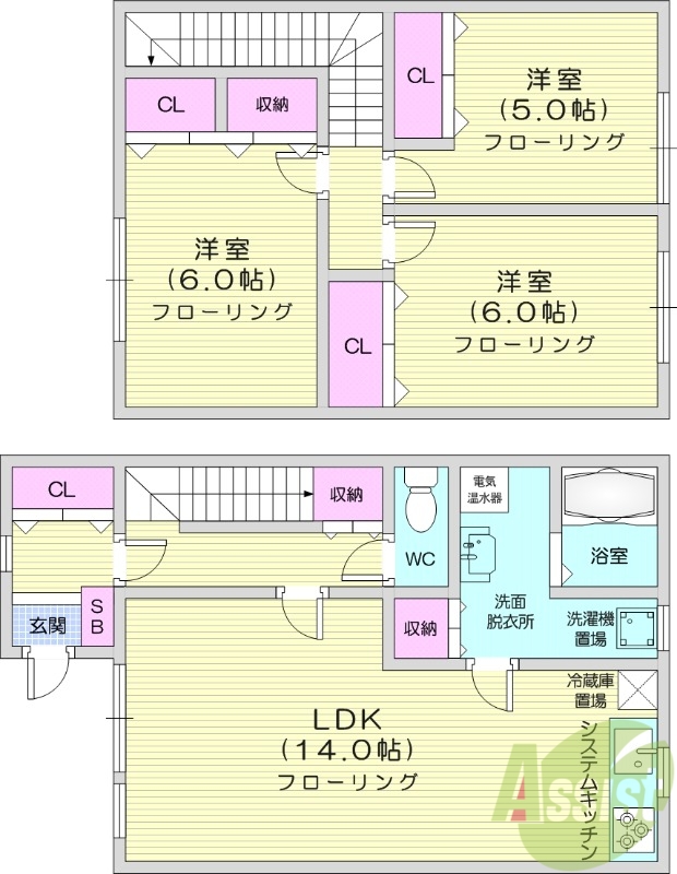 メゾン・ドゥ・サヴォワの間取り