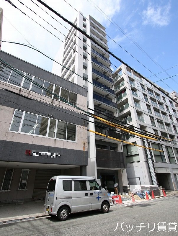 福岡市博多区古門戸町のマンションの建物外観