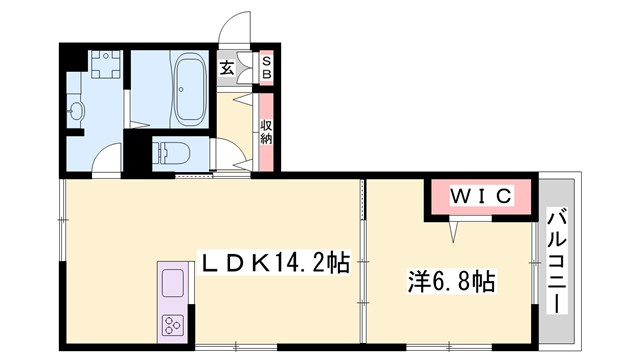 クレシア旭の間取り