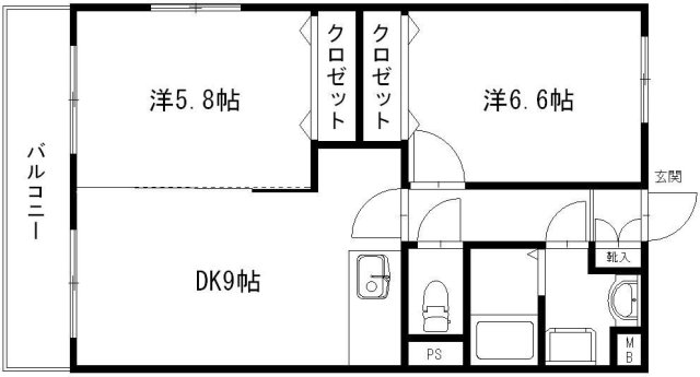 シャトーププレの間取り