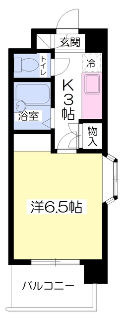 伊予市灘町のマンションの間取り