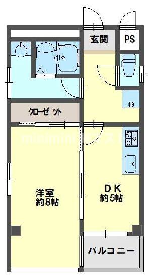 ネバーギブアップワンの間取り