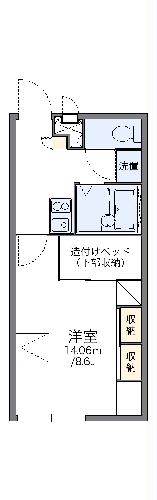 レオパレス白凰の間取り