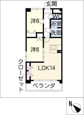 マイタウン松阪の間取り