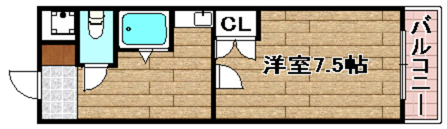 高槻市大和のマンションの間取り