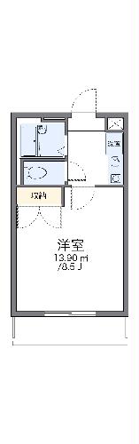 レオパレス紀峰第１の間取り