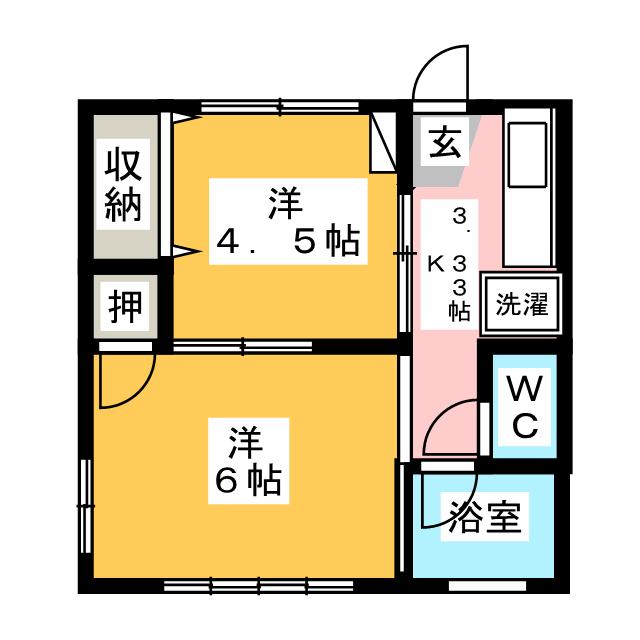 日東ビルの間取り