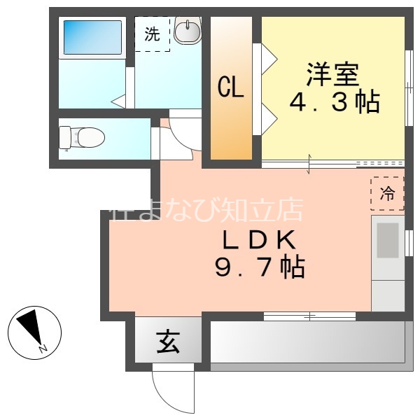 水の森ST弘法の間取り